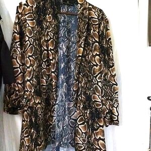 Worthington snakeskin print jacket XxL